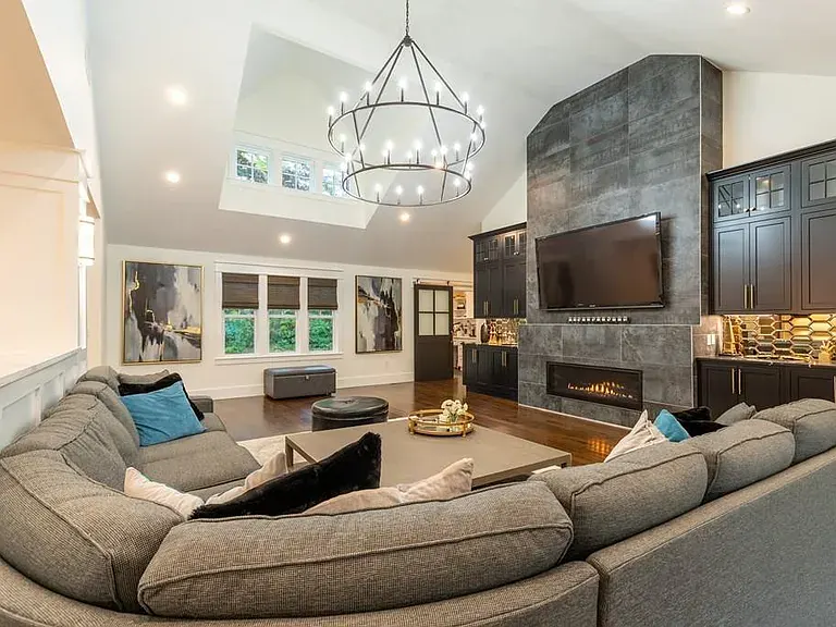 Real TouchShine family room cleaning result
